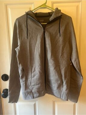 Old Navy Men's Gray Zip-Up Active Hoodie Sweater size small NWT
